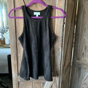Veronica M—Gold/Black Tank
